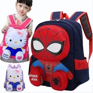 Preschool Bag Kindergarten School Backpack Baby Beg Bayi Lelaki Marvel Spiderman Ironman Captain Beg Sekolah For Boy