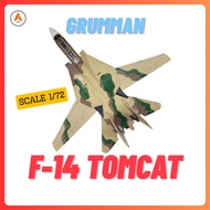 (Wholesale/RETAIL) Military Airplane Model Toy F-14 TOMCAT 1/72 Yellow Assembled Display Decor