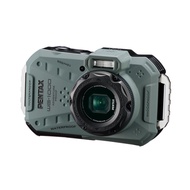 【Excellent】 Pentax WG-1000 Olive Digital Camera, Waterproof to 15m (1 hour continuous use), Shockpro