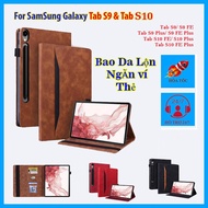 Premium Suede leather case for Samsung Galaxy Tab S9/S10 FE, S9 FE/S9 FE Plus/S9 Plus, S10 Plus – Lu