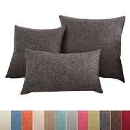 Solid sofa cushion cover 30x50/40x40/45x45/40x60/50x50/55x55/60x60cm decorative throw pillow case cover for car seat chair decor