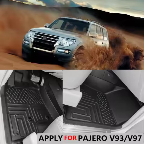 Use for Mitsubishi Pajero V93 V97 Car Carpet AllWeather Car Floor Mat Fit for Pajero V93 Trunk Mat V