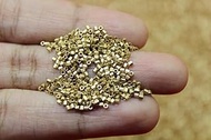 15/0 Miyuki Hexagon Seed Beads, Matte Gold Japanese Beads, 10 Grams, 457L/S51