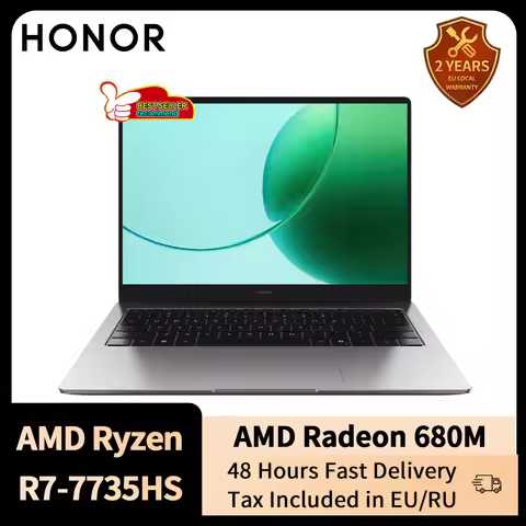 Honor Laptop X16/ X14 Ryzen Edition R7 7735HS AMD Radeon 680M RAM 16GB 512GB SSD 16/14-inch 60Hz Scr