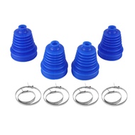 [superbuy666]4Sets Car Silicone Constant Speed Dust Cover Universal Ball Round Clamp Track Connector