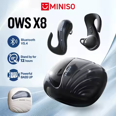 MINISO X8 Bluetooth 5.4 Earphones TWS Sports Wireless Headphones Waterproof Wireless Lenovo Earbud E