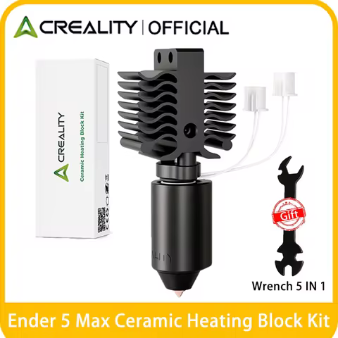 Creality Official Ender 5 Max Ceramic Heating Block Kit,with tool,High Thermal Conductivity, High Fl