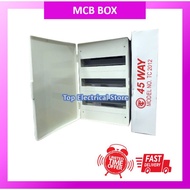 45 WAY PVC DB BOX / MCB BOX SURFACE TYPE THREE ROWS (TC)
