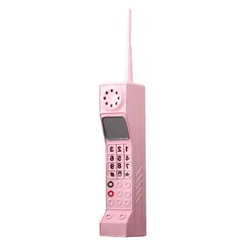 Simulation Vintage Telephone Model Cellular Phone Old Fashioned Retro Phone Prop Hand Phone Iron Mat