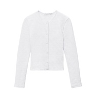 Alexander Wang | เสื้อเชิ้ตผู้หญิงทรงกระชับลายลูกไม้