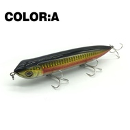 [HKJUS] Mr. Charles CMC018เหยื่อล่อปลา128Mm/25G ลอยน้ำบนน้ำคละสี Popper Wobbler Pencil ล่อมือล่อตกปล