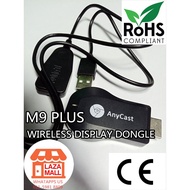 IPHONE VIVO OPPO HUAWEI SAMSUNG SMARTPHONE TV SCREEN MIRRORING Anycast M9 Plus Ezcast Wireless Wifi 