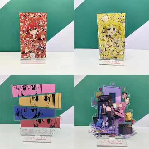 Anime BOCCHI THE ROCK! Gotoh Hitori Yamada Ryo Acrylic Stand Ornaments Action Figures Cartoon Model 