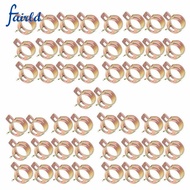 50Pcs Fastener 5/6/7/8/9mm/Spring Clip Fuel Water Line Hose Pipe Air Tube Clamps