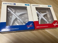 Herpa 1:500 Air France 法航 Boeing 787–9/ United Airlines 聯合航空 Boeing 787-10 Dreamliner