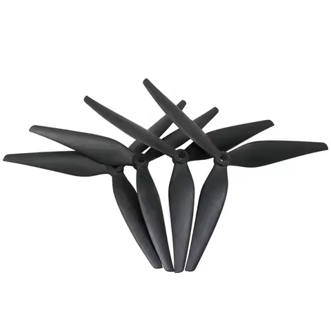 2pair HQProp 9X4X3/9X4.5X3/10X4.5X3/11X7.5X3/12X7.5X3/13X12X3/13X9X3 3-bladed Black Carbon Reinforce