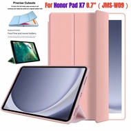 For Honor Tablet X7 8.7-inch 2025 Tablet Case Honor Pad7 Silicone Tri-Fold Stand Shockproof casing