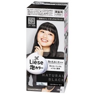 Kao Liese Foam color 【NATURAL BLACK】Hair color for black hair -Hair color restoration-