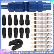 10pcs Valve Core for Presta,Valve Core Bike Bicycle Replacement with 2 Valve Core Remover Tools&10 V