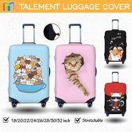 Luggage Protector Cover Cute Cat Personalized Suitcase cover Stretchable 行李箱保護套 旅行箱保护套 Luggage Acces