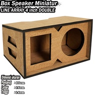 Box Speaker Miniatur Line Array 4 Inch