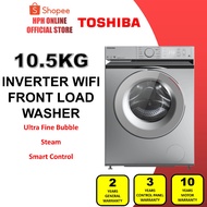 Toshiba (7.5kg / 8.5kg / 9.5kg) Inverter Front Load Washing Machine TW-BH85S2M TW-BH95S2M TW-BK105S2