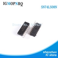 10PCS/lot SN74LS08N DIP14 SN74LS08 74LS08N 74LS08 Logic gate Quad 2-Input. New