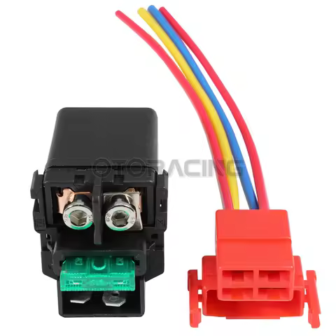 Motorcycle Starter Solenoid Relay w/Plug For Honda CBR600 F2 F3 F4 F4i CBR600RR CBR900RR CBR1000RR C