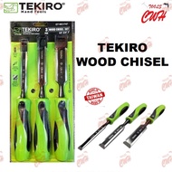 6.5MM TO 38MM TEKIRO WOOD CHISEL (MADE IN TAIWAN) WOOD WORKING CARPENTRY CARVING PAHAT KAYU ELITACO 