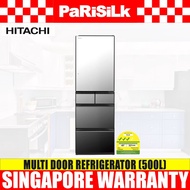 Hitachi R-HWS480KS-X (Crystal Mirror) Multi Door Refrigerator (500L)