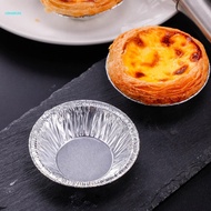 Disposable Tinfoil Tart Pan Cake Baking Cup Thickened Egg Tart Cup
 for Egg Tart Cupcake Pudding