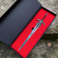 {tygkjgk} 30cm DARK SOULS Wolf Knights Greatsword weapons model Game Peripheral Toy Sword Unsharpene