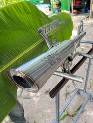 ท่อสร้าง เวฟ125 S R i เลส304แท้ทั้งใบ 2v 4v วาว