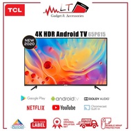 TCL 65 Inch LED UHD Smart Android AI TV 65P615