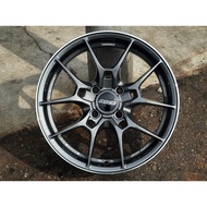 New Car Sport Rim THAILAND RAYS VOLK RACING G025 15x6.5J 4x100 ET40 Gunmetal Center Polish - READY S