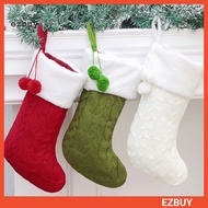 {ezbuy.my1}Christmas Stockings 17 Inch Large Knit place Hanging Stocking with Faux Fur White Cuff fo