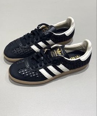HQ9282 Adidas Samba OG Basketweave Black Cream White HQ9282
