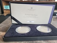 2022 1oz Great Britain The Royal Tudor Beasts - The Seymour Panther .999 Silver Proof &amp; Reverse Frosted 2 Coin Set