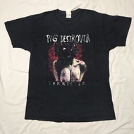 baju kaos band second pig destroyer terrifyer fotl fruit of the loom