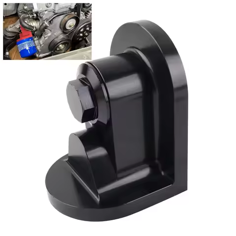 Aluminum 90 Degree Oil Filter Relocation Adapter Black For Honda EG EK Civic K B D H F Series Automo