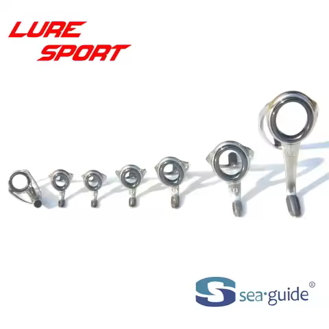 SeaGuide 7 9 10 12Pcs Set Oval E Ring SXEOG Guide Round LS Ring SXLLST Top Rod Building component Re