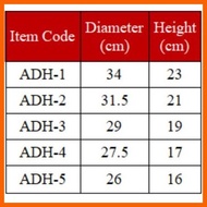 ∥ ┐ ■ Caldero / Kaldero ALUMINUM pot makapal cookware  SIZE XL (A1-big to A5-small)