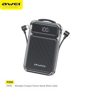 Awei P89K 10000mAh Power Banks Mini Personality Unique 22.5W Fast Charging Powerbank PD 20W Dual-Cab