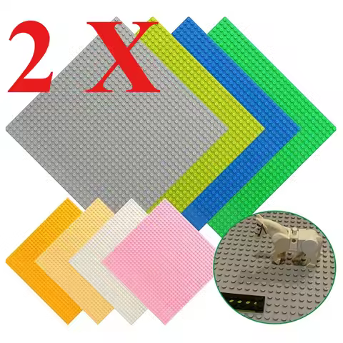 Baseplates 32x32 32x16 Dots Classic Base Plates Building Blocks DIY Bricks Baseplates Plastic Assemb