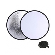 CAHAYA 2-in-1 Foldable 30cm Studio Photography Light Reflector - TF-30