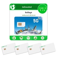 EIOTCLUB International Data SIM Card - 1GB 30DAY ความเร็วสูง 5G/4G LTE ครอบคลุมทั่วโลก 200+ ประเทศ ไ