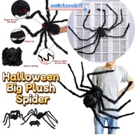 EMOTEPH Decoration Large Black Spiders, Tricky Soft Halloween Giant Realistic Spider, Gifts Simulati