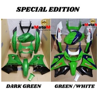 KAWASAKI NINJA150RR ZXR150 COVER SET SPECIAL EDITION KENJI DARK GREEN / LOLIPOP NEW GREEN BLUE#TANAM