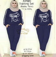 TK SETELAN ZUMBO ZOLAQU/SET WANITA OLAH RAGA SIZE JUMBO/SET CELANA TRANING JUMBO