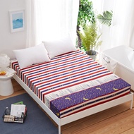 Skin-friendly and Soft Fitted Bedsheet 3.3/4/5/6 Feet All Inclusive Bed Cover 0.9m/1m2/1m5/1m8 Bedsp